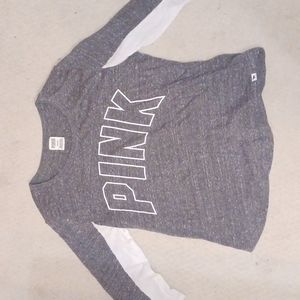 PINK large long sleeve tee